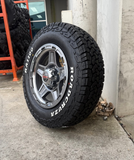 15" 6 Stud Gunmetal Raider Caravan Trailer Alloy Rim & 195R15C LT RA1100 AT TYRE