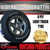 14" & 175/70R14 LT RA1100 Ford Stud Gunmetal Raider Trailer Caravan Mag Rim & All Terrain Tyre