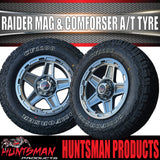 14" & 185R14 LT CF1100 Ford Stud Gunmetal Raider Trailer Caravan Mag Rim & All Terrain Tyre