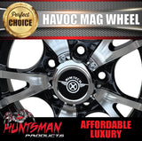 Low Profile Boat Trailer 14" Ford Pattern Havoc Mag Wheel Rim & 175/65R14C Tyre