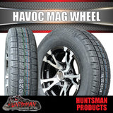 14" Havoc Trailer Caravan Alloy Rim & 195R14C Tyre suits Ford pattern. 195 14
