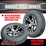 14" Havoc Trailer Caravan Alloy & 195R14C Tyre suits HT Holden pattern. 195 14