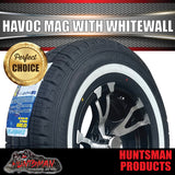 14" Trailer Caravan Suit Ford Havoc Alloy Mag Wheel Rim & 195R14C Whitewall Tyre