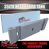 35 Litre Headboard Water Tank, Food Grade LDPE Plastic 4wd Ute 4x4 Tank