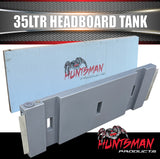 35 Litre Headboard Water Tank + Mount Kit, Food Grade LDPE Plastic 4wd Ute 4x4 Tank