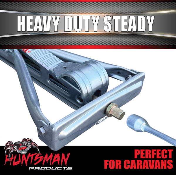 4x Extra Heavy Duty RV Caravan Trailer Parking Stabiliser Support Legs & Handle