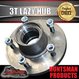 2X 3000Kg 5 or 6 Stud Suit Landcruiser Pattern Trailer Hubs & 63mm Stub Axles