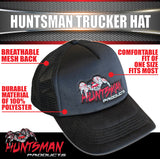 x4 Huntsman Products Adjustable Snapback Mesh Trucker Hat, 1 Size Fits Most