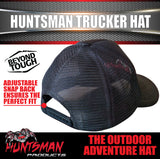 x4 Huntsman Products Adjustable Snapback Mesh Trucker Hat, 1 Size Fits Most
