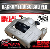 2000Kg 12" 5 Or 6 Stud Landcruiser Pattern Dacromet Trailer Caravan Hydraulic Ventilated Disc Brake Kit