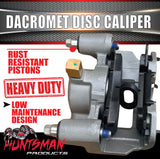 2000Kg 12" 5 Or 6 Stud Landcruiser Pattern Dacromet Trailer Caravan Hydraulic Ventilated Disc Brake Kit
