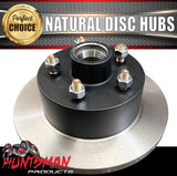 10" Trailer Caravan Mechanical Disc Brake Kit. Natural S.G Cast Discs
