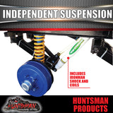 4000KG TANDEM INDEPENDENT SUSPENSION. IRONMAN SHOCKS & COILS