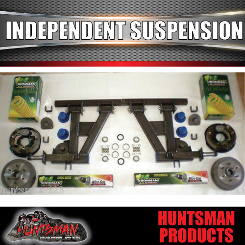 TANDEM INDEPENDENT SUSPENSION 3200KG.  IRONMAN SHOCKS & COILS