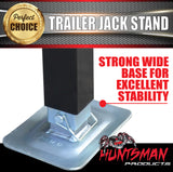 1x Canopy Trailer Caravan Jack Stand 3600kg Rated With Mount Hinge.  Heavy Duty 600mm Extension