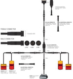 Roadvision LED Rear Combination 6x4 Trailer Plug & Play Easy Install Light Kit.  BR207K6x4