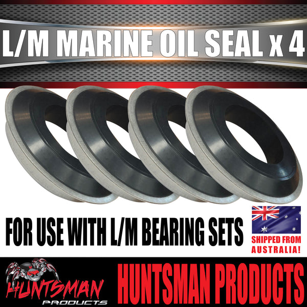 4x Marine Oil Seal LM (Holden) for Trailer Hub Drum Disc Holden Bearings