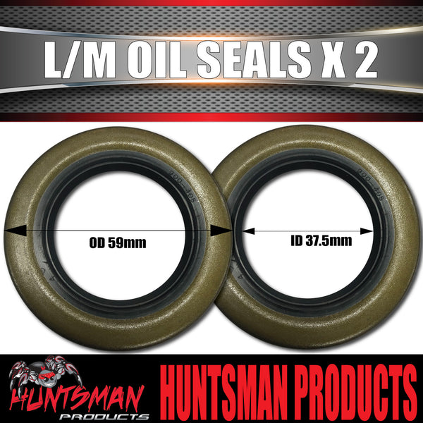 2 x Oil Seal LM (Holden) for Trailer Hub Drum Disc Holden Bearings