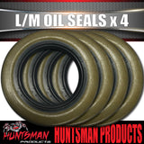 4 x Oil Seal LM (Holden) for Trailer Hub Drum Disc Holden Bearings
