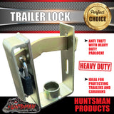 Heavy Duty Universal 50mm Tow Ball Trailer Caravan Coupling Lock Hitch + Lock & Keys