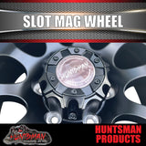 16X8 +15 Offset Slot Mag Wheel 6/139.7 pcd suit Ranger Hilux ETC