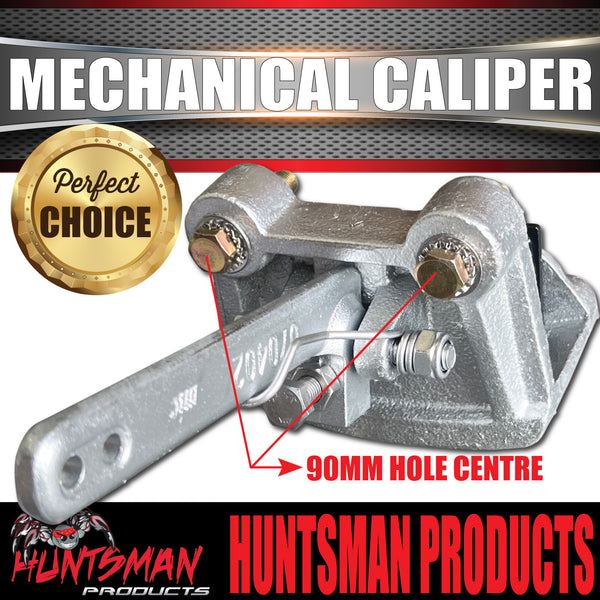 1x Trailer Caravan Galvanised Mechanical Disc Brake Caliper with Stain ...