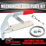 10" Trailer Mechanical Disc Brake & Coupling Kit Caravan. Natural S.G Cast Discs