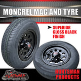 13" & 165R13C tyre, Ford Stud Pattern Mongrel Alloy Wheel for Caravan Trailer Boat Jetski