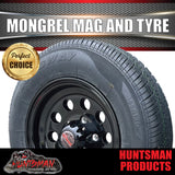 13" & 155R13C tyre, Ford Stud Pattern Mongrel Alloy Wheel for Caravan Trailer Boat Jetski