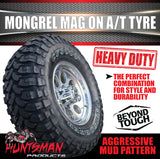 15x8 Polished Mongrel Mag Rim 6/139.7 PCD & 32x11.5R15 LT Comforser CF3000 Mud Tyre