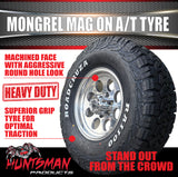 16x8 Polished Mongrel Mag Rim 6/139.7 PCD & 285/75R16 Roadcruza RA1100 A/T Tyre