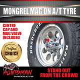 16x8 Polished Mongrel Mag Rim 6/139.7 PCD & 265/70R16 Roadcruza RA1100 A/T Tyre