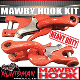 2 x 13mm 3500Kg ATM Mawby Hook Trailer Safety Chain Coupling AS4177.4
