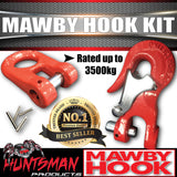 2 x 13mm 3500Kg ATM Mawby Hook Trailer Safety Chain Coupling AS4177.4