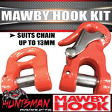 2 x 13mm 3500Kg ATM Mawby Hook Trailer Safety Chain Coupling AS4177.4