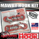 2 x 13mm 3500Kg ATM Mawby Hook Trailer Safety Chain Coupling AS4177.4