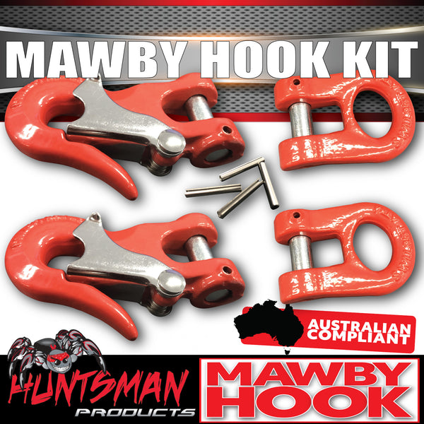 2 x 13mm 3500Kg ATM Mawby Hook Trailer Safety Chain Coupling AS4177.4
