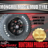 16x8 Black Mongrel Mag Wheel & 315/75R16 L/T Roadcruza RA3200 Mud Tyre. 315 75 16