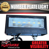 Huntsman Products LED Number Plate Light Licence Lamp Trailer Caravan Truck Ute 10-30V CTA Approved