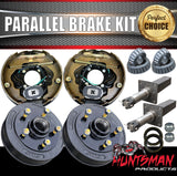 4500Kg Tri Axle Trailer / Tiny Home / Caravan Kit. 10" Electric Brakes. Stub Axles. Rocker Roller Suspension