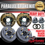 10" Parallel Bearing Trailer Caravan Electric Drum Brake Kit. Ford Landcruiser Pattern Available