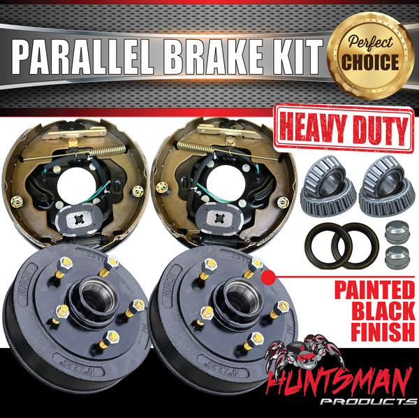 10" Parallel Bearing Trailer Caravan Electric Drum Brake Kit. Ford Landcruiser Pattern Available