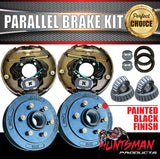10" Parallel Bearing Trailer Caravan Electric Drum Brake Kit. Ford Landcruiser Pattern Available