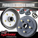 DIY 4500Kg Tri Axle Tiny Home Trailer Kit. Electric Brakes. Machine Stub Axles. Rocker Roller Suspension.