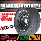 265/75R16 Roadcruza RA7000 X/T Extreme Tyre on 16" Black Steel Wheel Rim. 123/120R 3 Ply Sidewall
