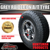 15" 6 Stud Gunmetal Grey Raider Mag & 235/75R15 LT Tyre. 235 75 15