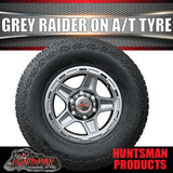 15" 6 Stud Gunmetal Grey Raider Mag & 235/75R15 LT Tyre. 235 75 15