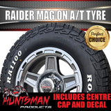 15" 6 Stud Gunmetal Raider Caravan Trailer Alloy Rim & 195R15C LT RA1100 AT TYRE