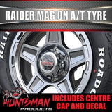 15" 6 Stud Gunmetal Raider Caravan Trailer Alloy Rim & 195R15C LT RA1100 AT TYRE