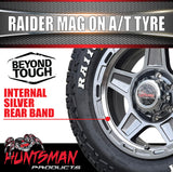 15" 6 Stud Gunmetal Raider Caravan Trailer Alloy Rim & 195R15C LT RA1100 AT TYRE